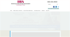 Desktop Screenshot of iha4health.org
